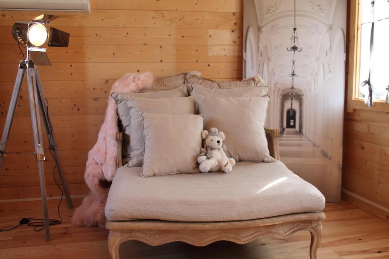 Chambre Studio Photo Chalet Sdb Partagee A Proximite Chavagne Exterior foto